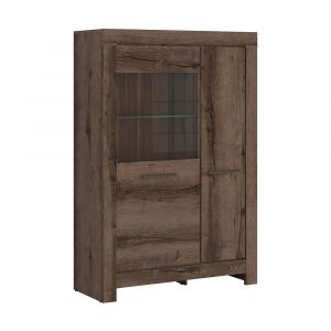 SANS Vaisselier 2 portes Adam Bois foncé