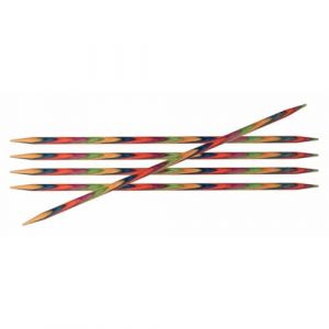 Knitpro KP20108 Symphonie Aiguille Double Pointe Bois Multicolore 22 x 0,6 x 12,5 cm