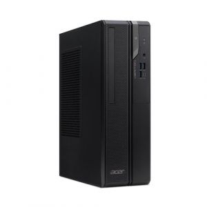 Acer Veriton X2 VX2720G - Tour compact Core i3 12100 / jusqu'à 4.3 GHz - RAM 8 Go - SSD 256 Go - UHD Graphics 730 - Gigabit Ethernet - Win 11 Pro - moniteur : aucun