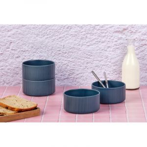Bol Scandi &Oslash;12cm - 4 Pi&egrave;ces - Marine