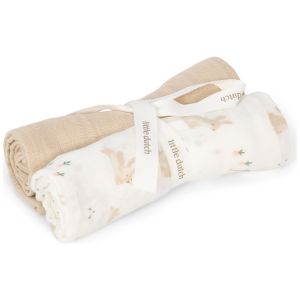 Little dutch Lot de 2 Langes - Baby Bunny