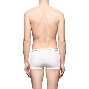 Calvin Klein Vêtements intérieurs Low Rise Trunk 3 Pa - White / Red Ginger / Pyro Blue - M