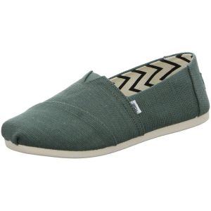 Toms Alpargata Heritage Canvas Semelle de mocassin Femme, Vert Bonsaï, 37 EU