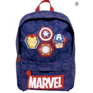 FP Cartable Avengers iron man captaine america Bleu foncé Logo