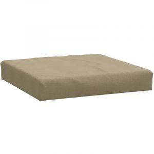 VidaXL Coussin De Palette Taupe Mélangé 60x60x10 Cm Tissu