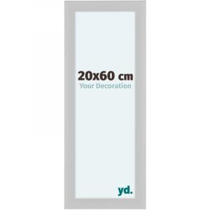 Yd. - Cadre photo 20x60 - Blanc Mat - mdf - Como