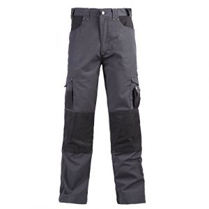 North Ways Pantalon de travail avec renforts Adam Gris/noir T.38