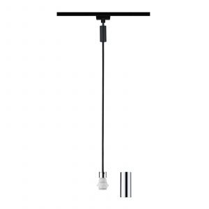 Image de Paulmann Luminaire sur rail haute tension 96919 monophasé 20 W noir (mat), chrome 1 pc(s)