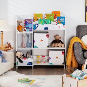 Coast Rack de rangement pour enfants - 93 x 30 x 102 cm - Blanc