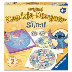 Ravensburger Mandala Designer &ndash; Stitch &ndash; Dessin &ndash; Loisir cr&eacute;atif &ndash; Pochoirs &ndash; Disney &ndash; D&egrave;s 6 Ans &ndash; 12028015