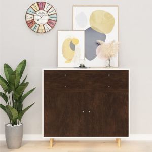 Image de VidaXL Film autoadhésif pour meubles Chêne foncé 500x90 cm PVC