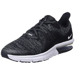 Image de Nike Air Max Sequent 3 (GS) Garçon, Noir (Black/White/Dark Grey 001), 37.5 EU