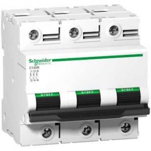 Schneider Electric Disjoncteur C120N 3P 100 A, courbe C, 10 kA100A100A