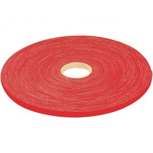 Rouleau de lien auto agrippant largeur 10 mm rouge 20 m