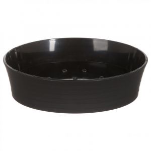 Image de Porte Savon "Strié" 13cm Noir Prix