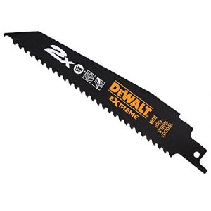 Image de Dewalt 2x Life bois et vernis &agrave; ongles Sabre Lames 152mm Lot de 5