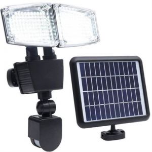 LUMI JARDIN Douglas Projecteur solaire H23cm avec LED avec détecteur de mouvement