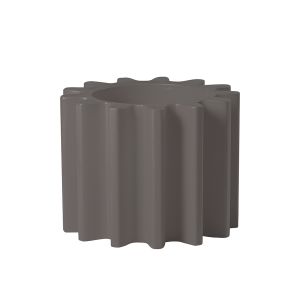 Slide Vase Gear Pot (Gris Argille - Poly&eacute;thyl&egrave;ne)