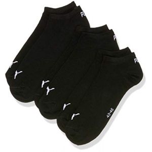 Puma Lot de trois paires de chaussettes pour basket, Noir, Taille 47-49 |