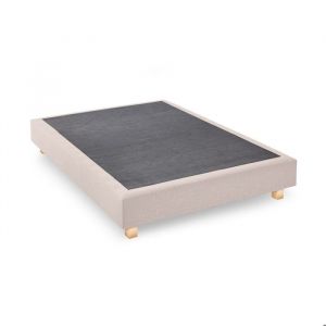 M&S Sommier tapissier 140x190 cm beige confortluxe