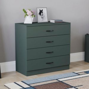 Vida Designs Riano Commode à 4 tiroirs Vert Jaspe