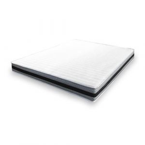 Essenzia Matelas MORPHOZONE 190 2x80x200 STRETCH Latex - Blanc