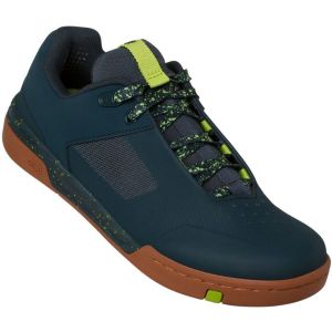 Crankbrothers Chaussures vtt stamp lace edition limitee splatter bleu vert citron 42