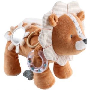 Image de Noukie's Peluche d'activités Babou en veloudoux caramel (46 cm)