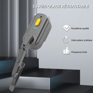 M-e Essuie-glace aste pour casque de moto 1200 mAh, essuie-glace étanche universel, compatible avec la plupart des visières