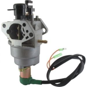 Honda Carburateur avec solenoide, sans robinet et sans levier d'air adaptable pour modèles gx340, gx390, gxv390.