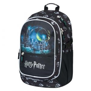 Baagl Sac à dos scolaire pour garçons filles - Sacs décole avec dos ergonomique éléments réfléchissants (Harry Potter Hogwarts)