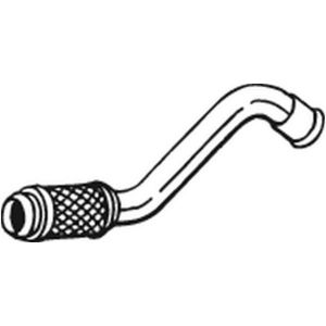 Bosal Tuyau d'échappement pour PEUGEOT: 308, 3008, Expert, 5008, Partner, Traveller & CITROËN: C4 Picasso, Jumpy, Berlingo (Ref: 700-221)
