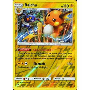 Asmodée Raichu - Carte Pokémon 41/147 110 Pv - Holo Reverse