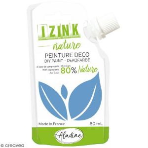 Aladine Peinture déco Izink Nature bleu azur - 80 ml