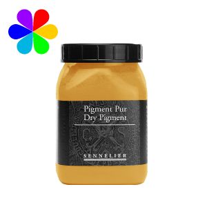 Sennelier Pot de pigment ocre jaune