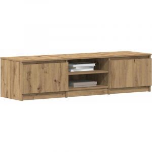 VidaXL Meuble tv chêne artisanal 140x40x36 cm bois d'ingénierie