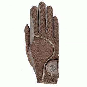 Gants d'&eacute;quitation en serino et en mesh RSL Riders Touch London