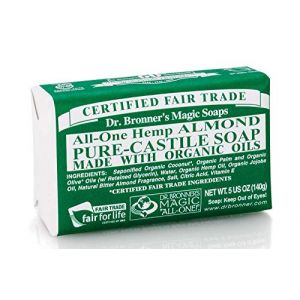 Dr Bronner's Savon en Barre de Castille Pur - 140 g