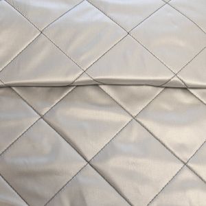 Tissu matelassé thermique argent - Mondial Tissus