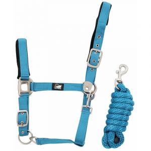 Supreme Ensemble licol en nylon et longe tressé pour cheval