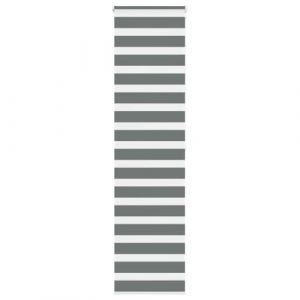 VidaXL Store zèbre gris foncé largeur du tissu 55,9 cm polyester
