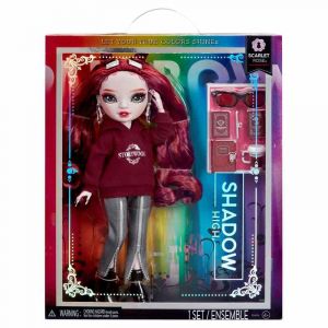 Rainbow high Shadow High Series 3 - Scarlett - Poupée Mannequin Bordeaux - Tenue à la Mode et + de 10 Accessoires de Jeu Colorés - Idéal pour Les Enfants de 4 à 12 Ans et Les Collectionneurs