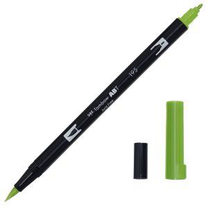 Tombow Feutre pinceau à double pointe - Vert Clair - ABT-195