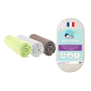 Easy Dort Bbla - Matelas Couffin 32x72 + 3 Draps housse