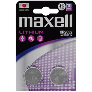 Maxell Pile CR2032 spécialisée 2 pièces.