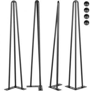 Pieds De Table - 4 Pcs - 18" / 45,7 Cm - Vevor - Pieds De Meuble Avec 3 Tiges