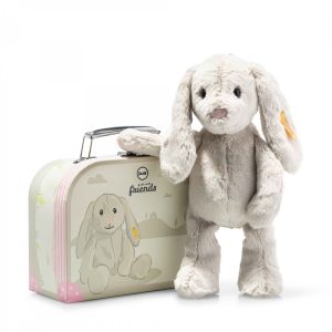 Steiff Peluche lapin Hoppie dans sa valise