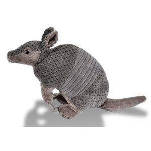 Image de Wild Republic Peluche tatou junior 30 cm en peluche gris/brun