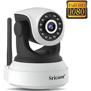 Sricam SP017 Caméra de Sécurité Sans fil, WiFi Caméra IP 720P, Caméra de Surveillance, Audio Bidirectionne SP017 12 12 03 201