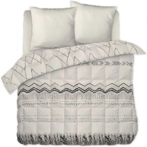 Couette Imprimée 240x260 Cm Avec Taies Coton Berbere